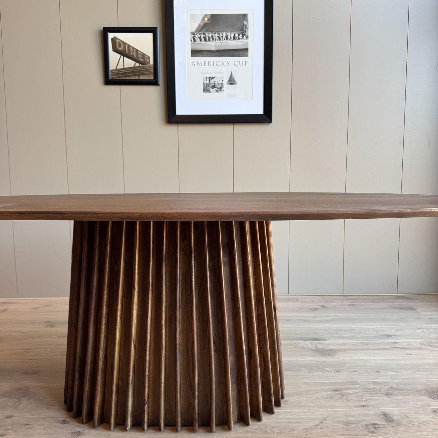 Eettafel Madrid ovaal 160cm