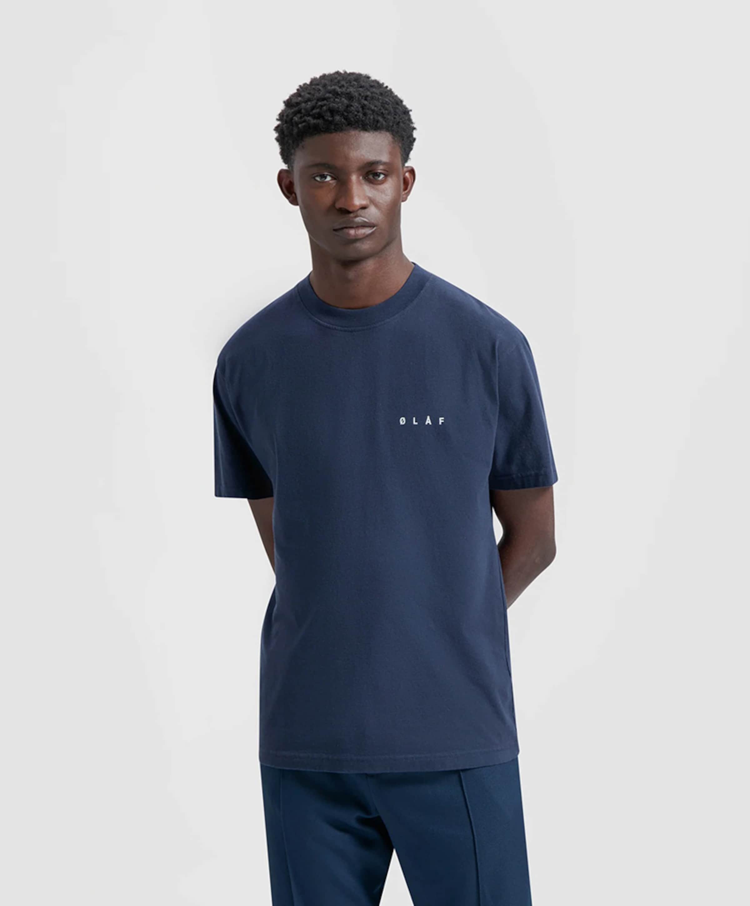 Olaf Heren T-shirt blauw