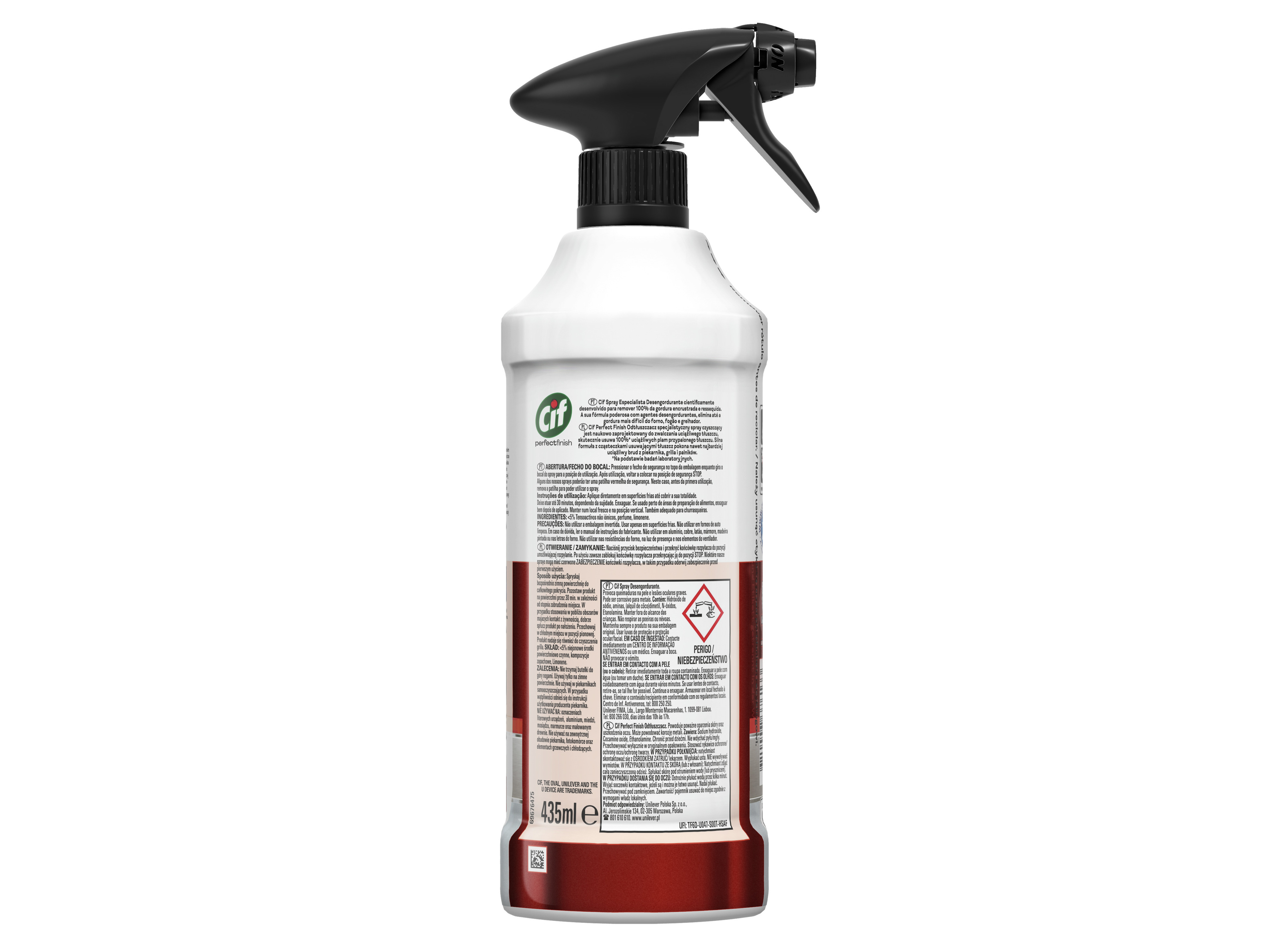 LIMPEZA COZINHA CIF PERFECT FINISH DESENGORDURANTE 435 ML