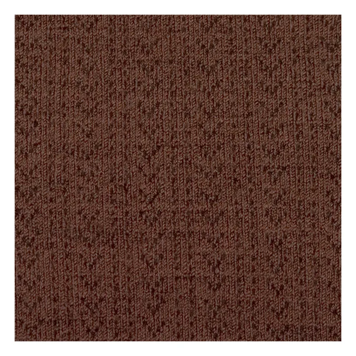 Collégien Chaussettes en laine mérinos Adèle | Chocolat