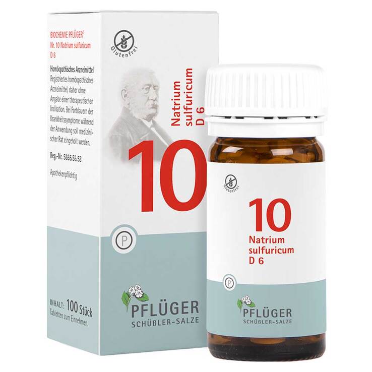 Biochemie Pflüger 10 Natrium sulfuricum D 6 Tabletten, 100 St