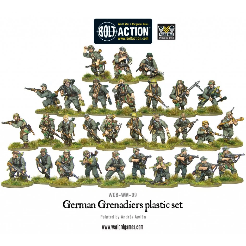 Bolt Action - German Grenadiers (plastic boxe)