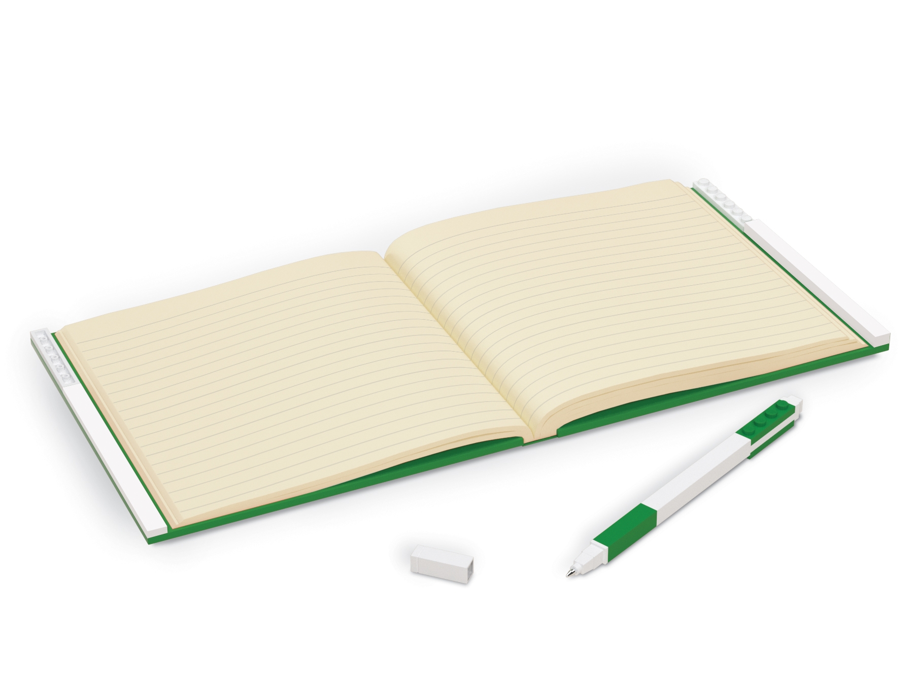 Caderno e caneta de tinta gel – verde 5007243