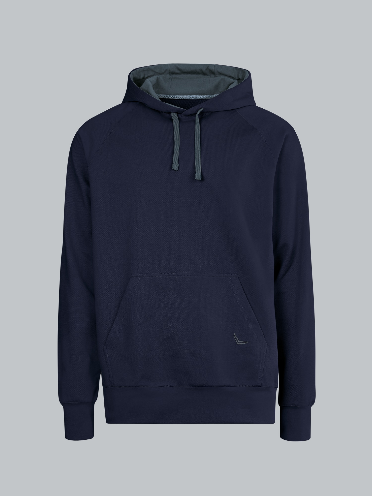 Kapuzensweatshirt aus Biobaumwolle Navy