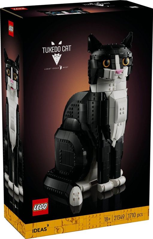LEGO Ideas - Zwart-witte Kat - Bouwset voor Volwassenen - 21349