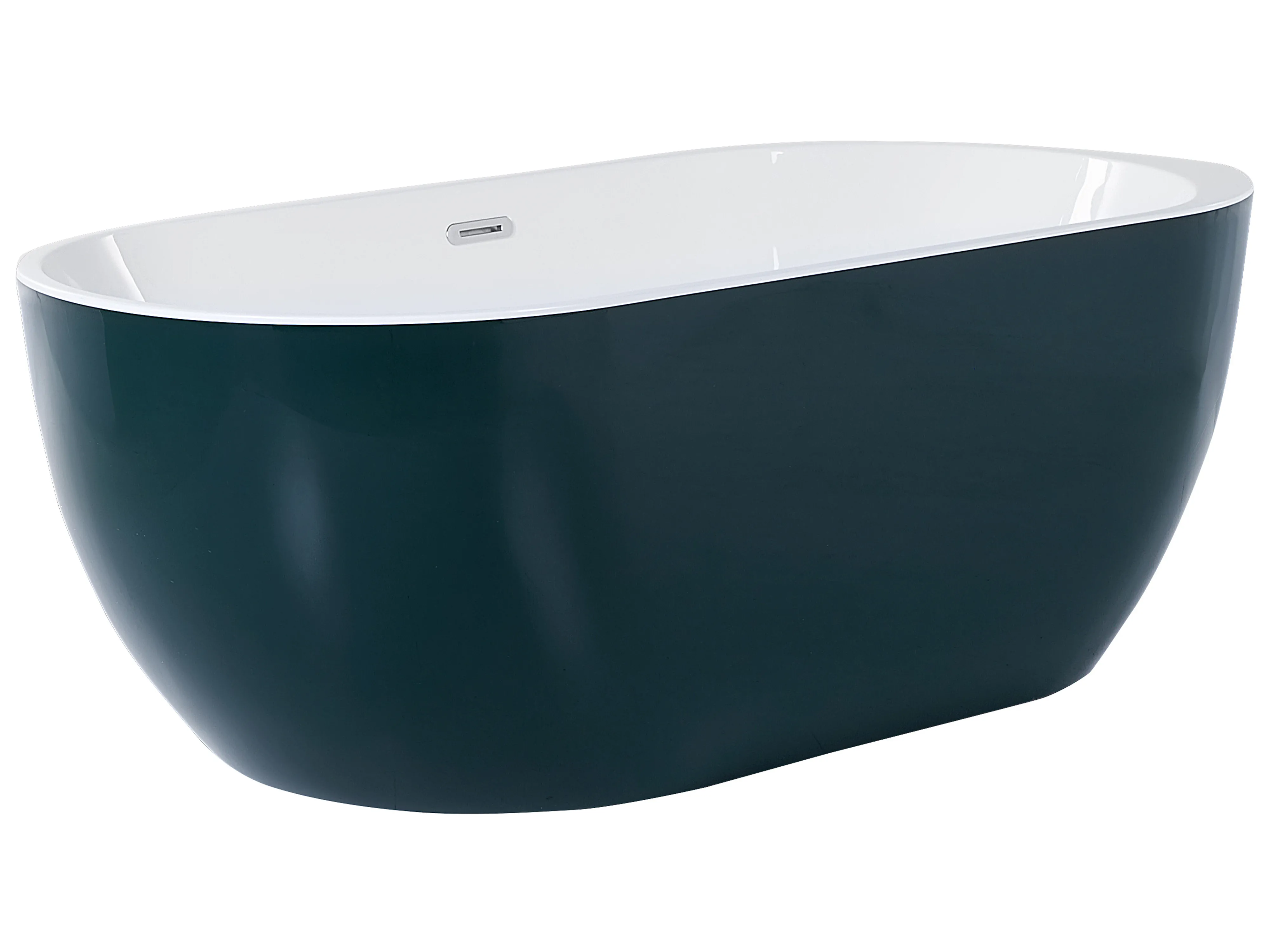 Vrijstaand bad NEVIS 170 x 80 cm Groenblauw