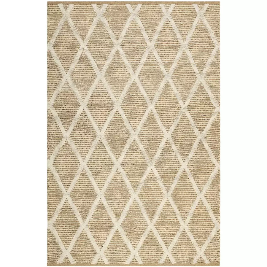 Green Looop Handweb-Teppich Novella natur beige