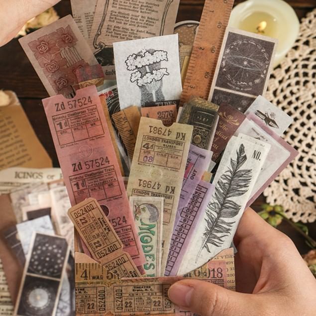 Baburu - Vintage Print Sticker (Diverse ontwerpen)