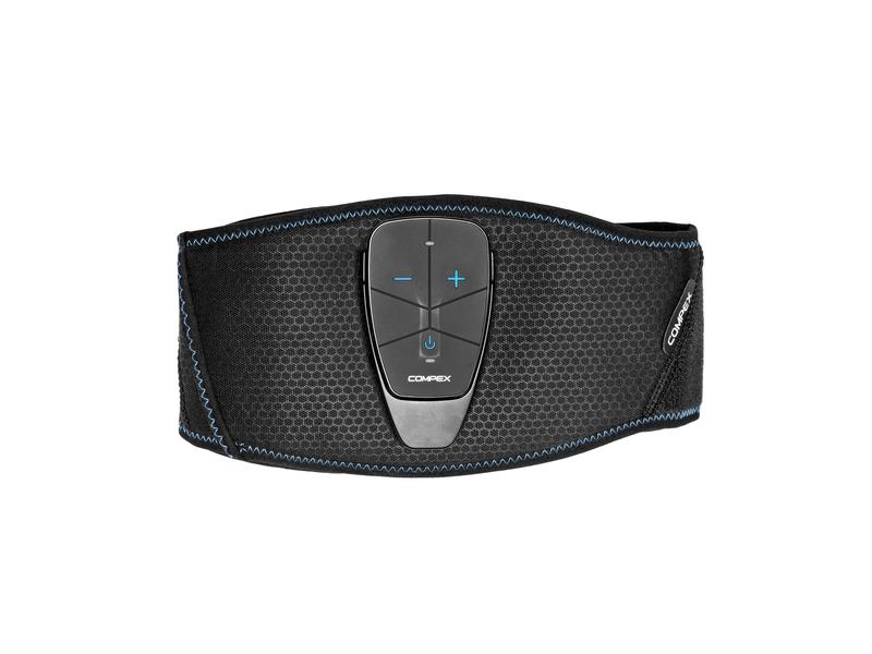 Compex Elektrostimulationsgerät Corebelt 5.0 Set S/M App-Gesteuerter Gürtel für Bauch und unteren Rücken