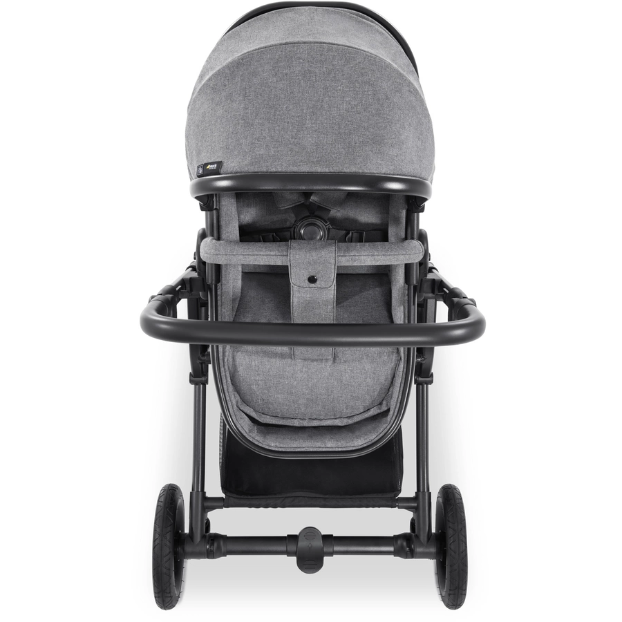 hauck Geschwisterwagen Atlantic Twin Melange Grey