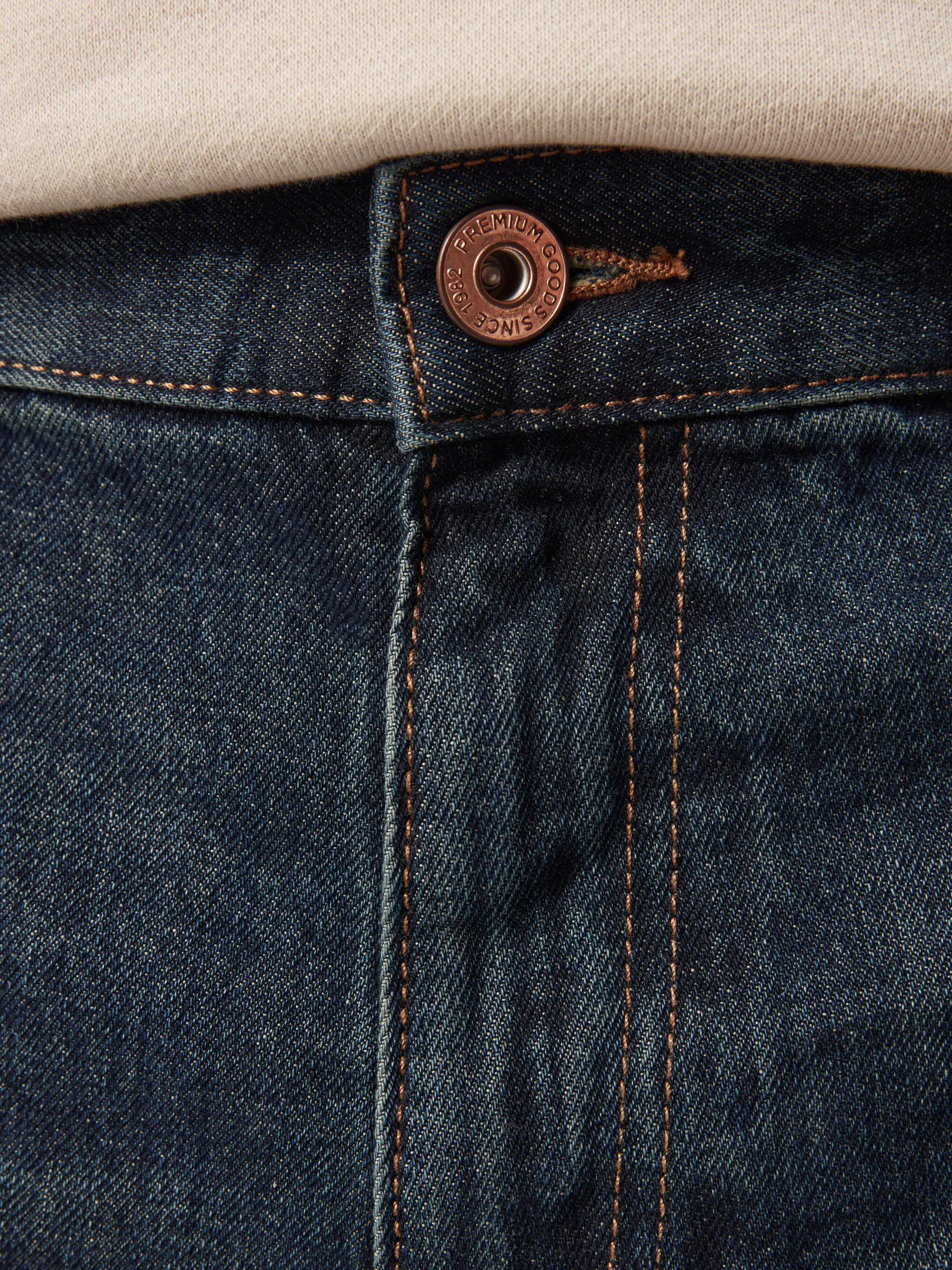 Blauwe tint - 100% katoenen authentic jeans