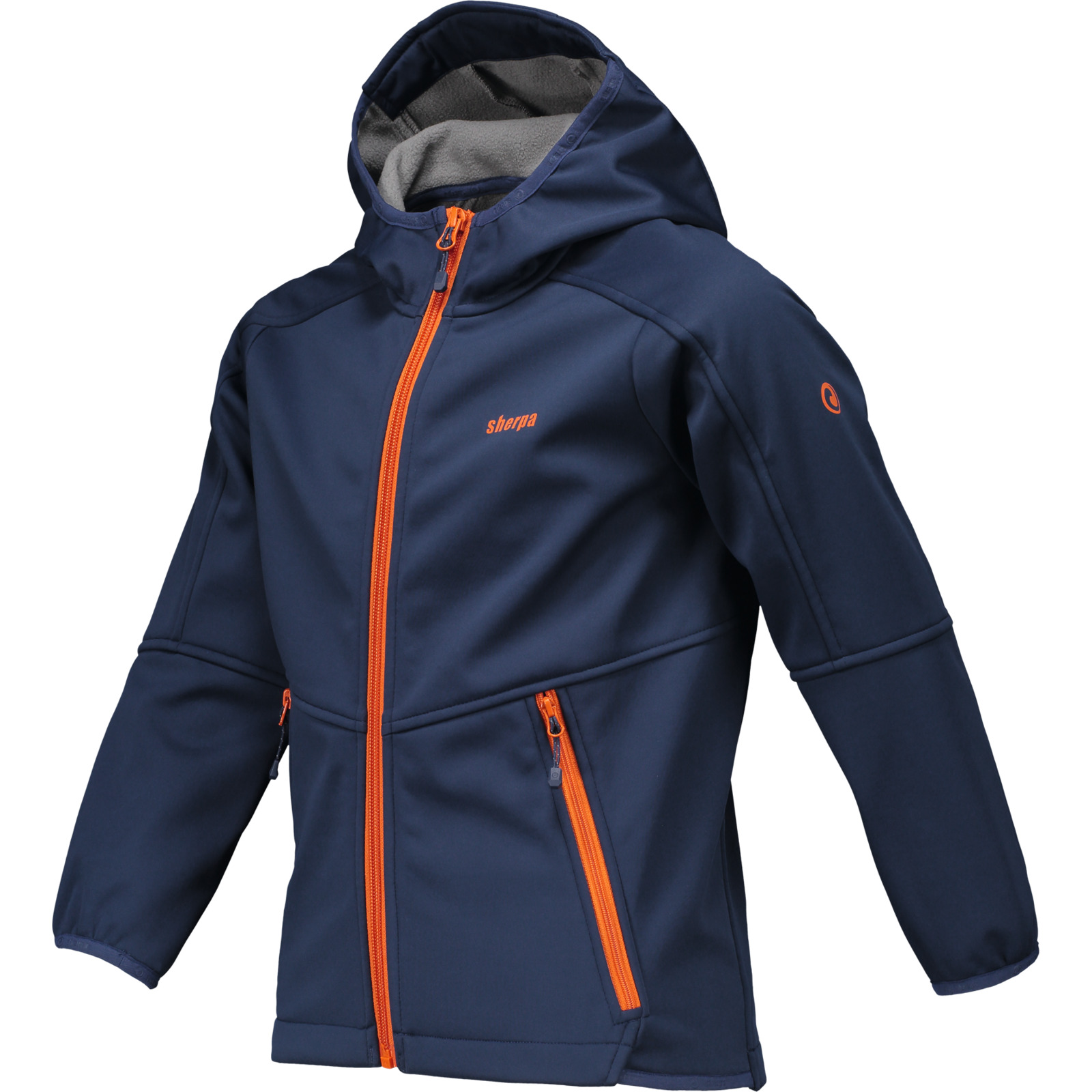 Sherpa Kinder-Softshelljacke Makalu blau
