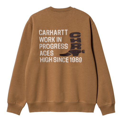 Carhartt WIP Boot Sweatshirt, Hamilton Brown/Tobacco, XXL