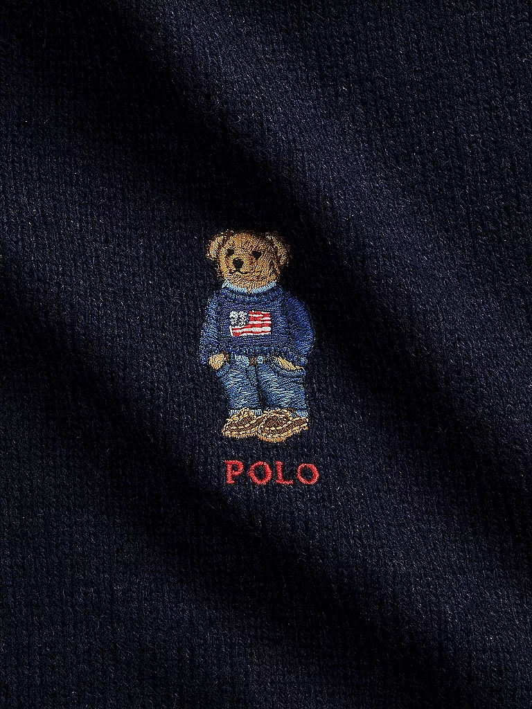 POLO RALPH LAUREN Geschenkset Mütze und Schal dunkelblau