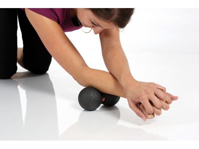 TOGU Faszientraining Blackroll DuoBall Zur Rücken- und Nackenmassage
