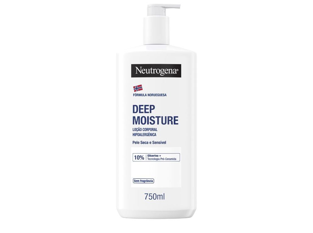 LOÇAO HIPOALERGENICA NEUTROGENA PELE SENSIVEL 750ML