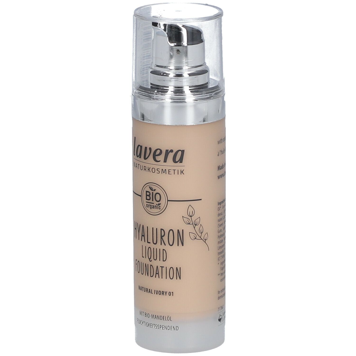 lavera Hyaluron Liquid Foundation Natural Ivory 01