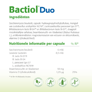 Metagenics Bactiol Duo Capsules 30CP
