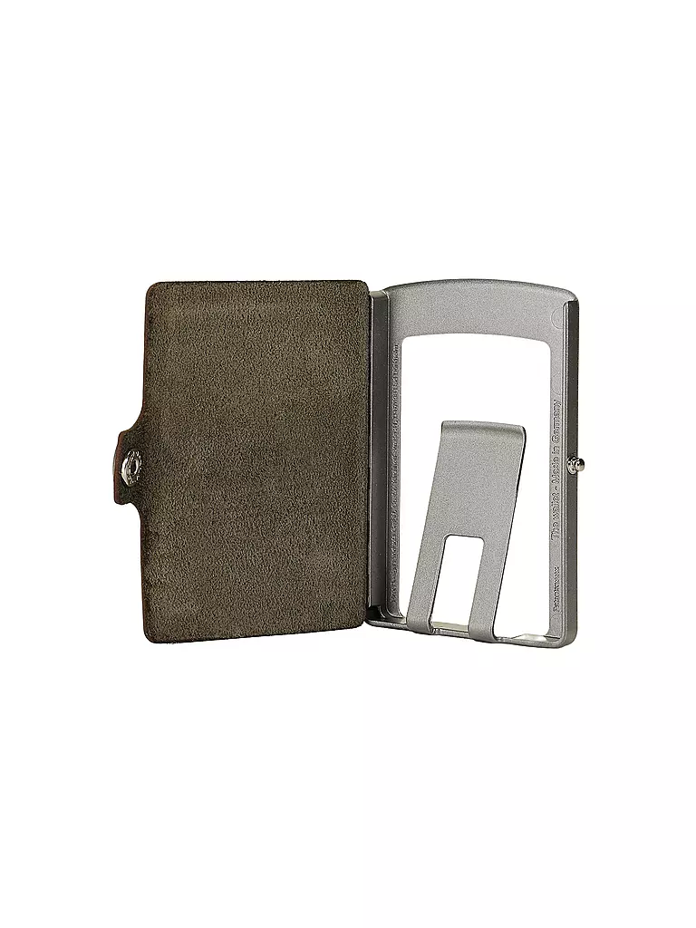 I-CLIP Kartenetui SOFT TOUCH olive