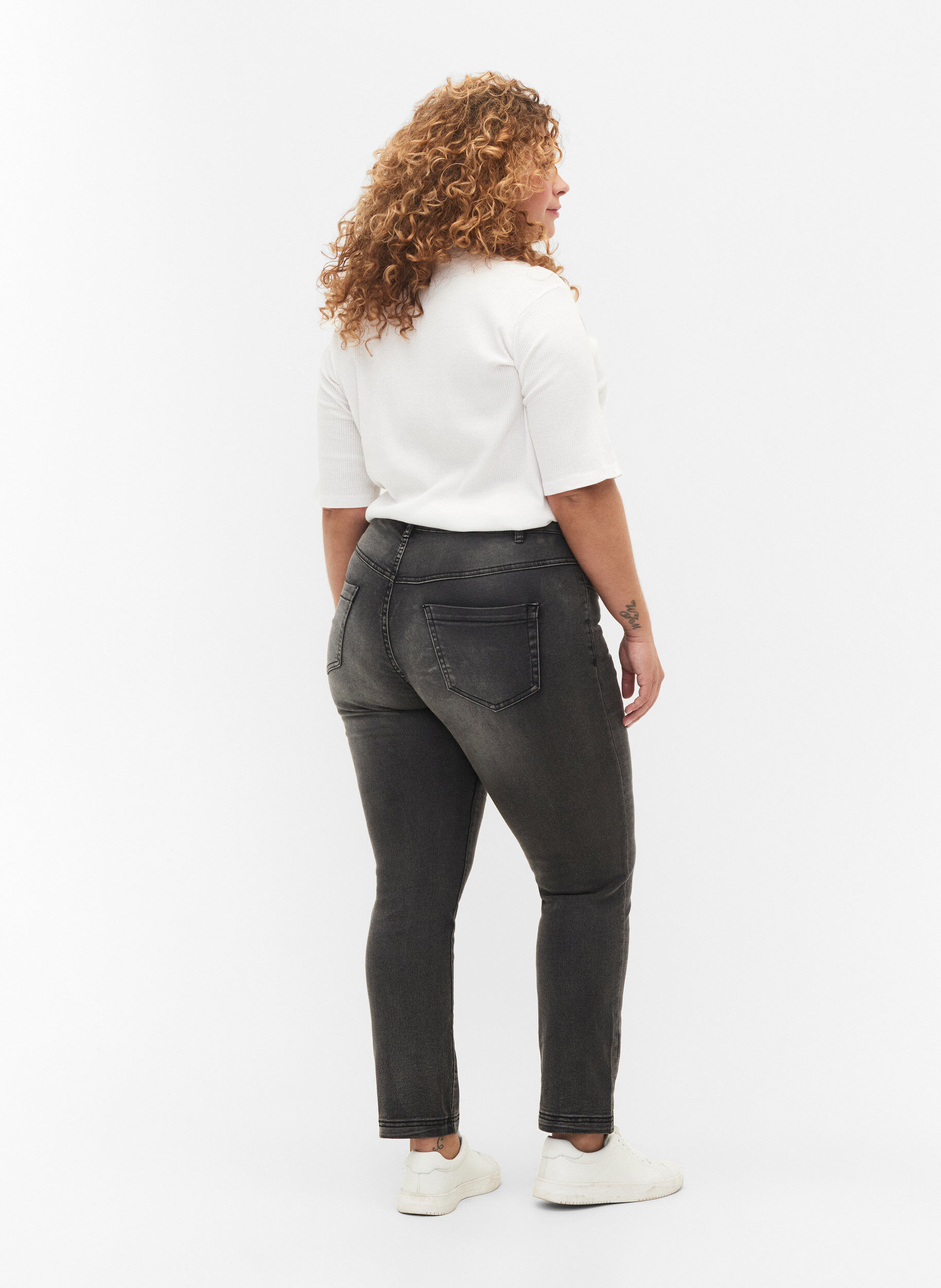 Slim fit Emily jeans med normal talje