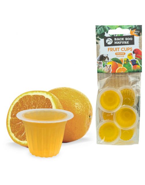 Back Zoo Nature Fruit Cups - Vogelsnack - Sinaasappel 6 stuks