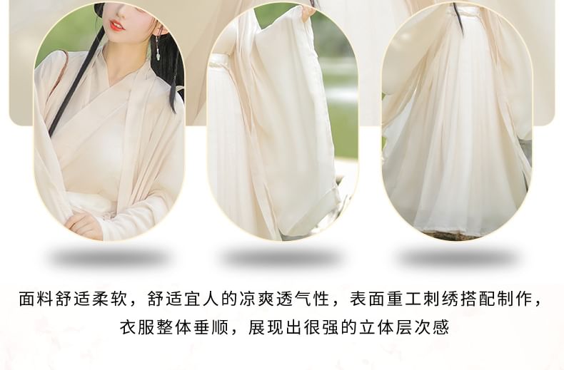 Francoix - Traditioneel Chinees kostuum met lange mouwen / set