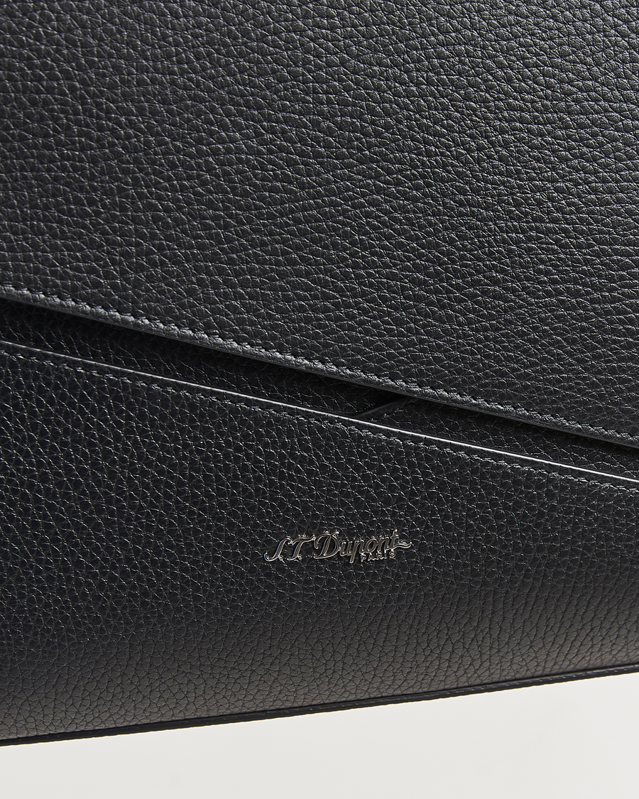 S.T. Dupont Neo Capsule Messenger Bag Black Grained