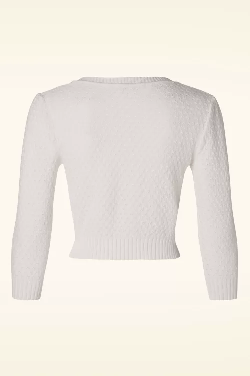 Mak Sweater Jennie vest in ivoor