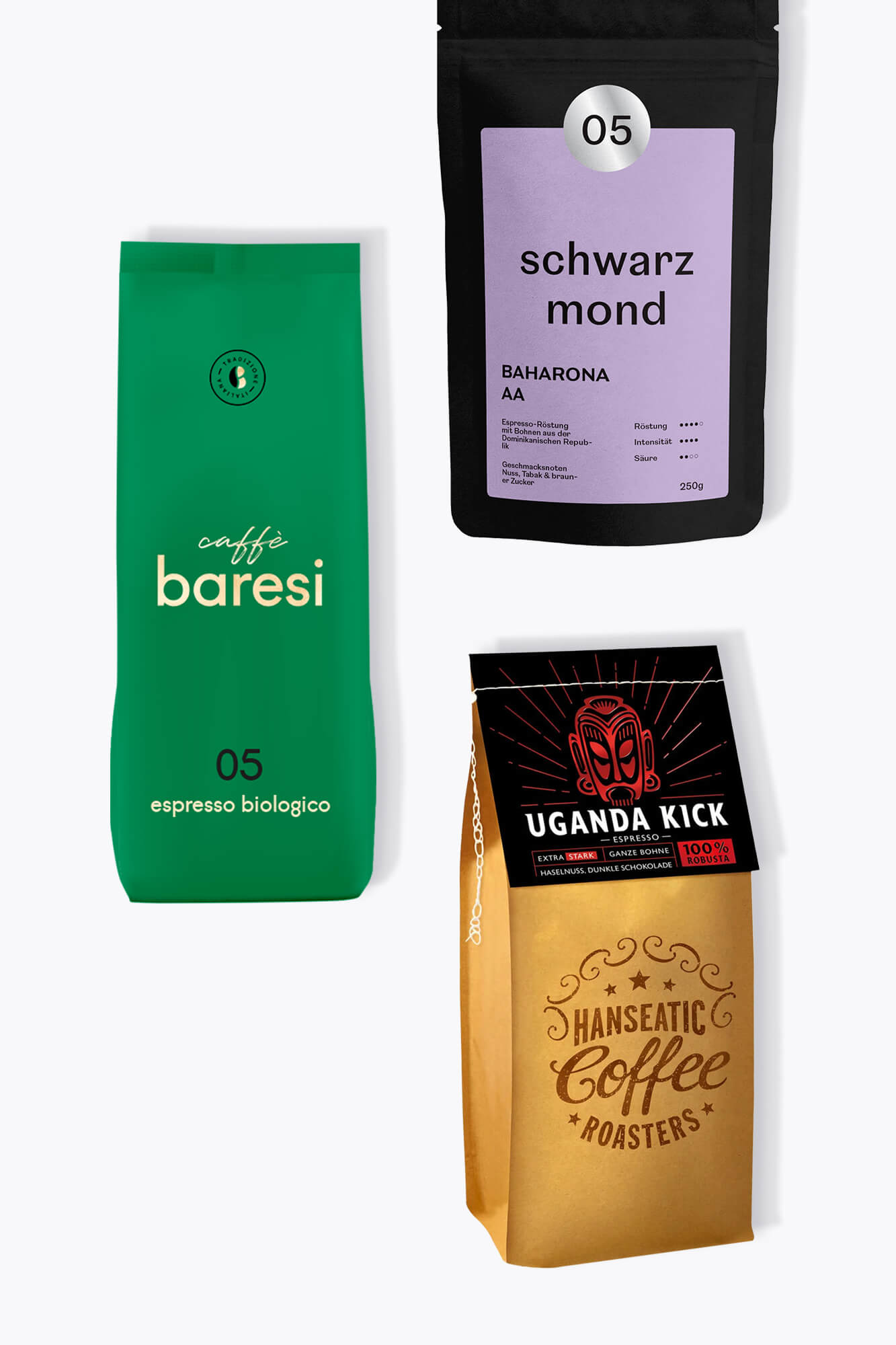 Espresso für Siebträger - Probierpaket 750g