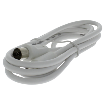 OK Coax Snoer 1,5 Meter Wit