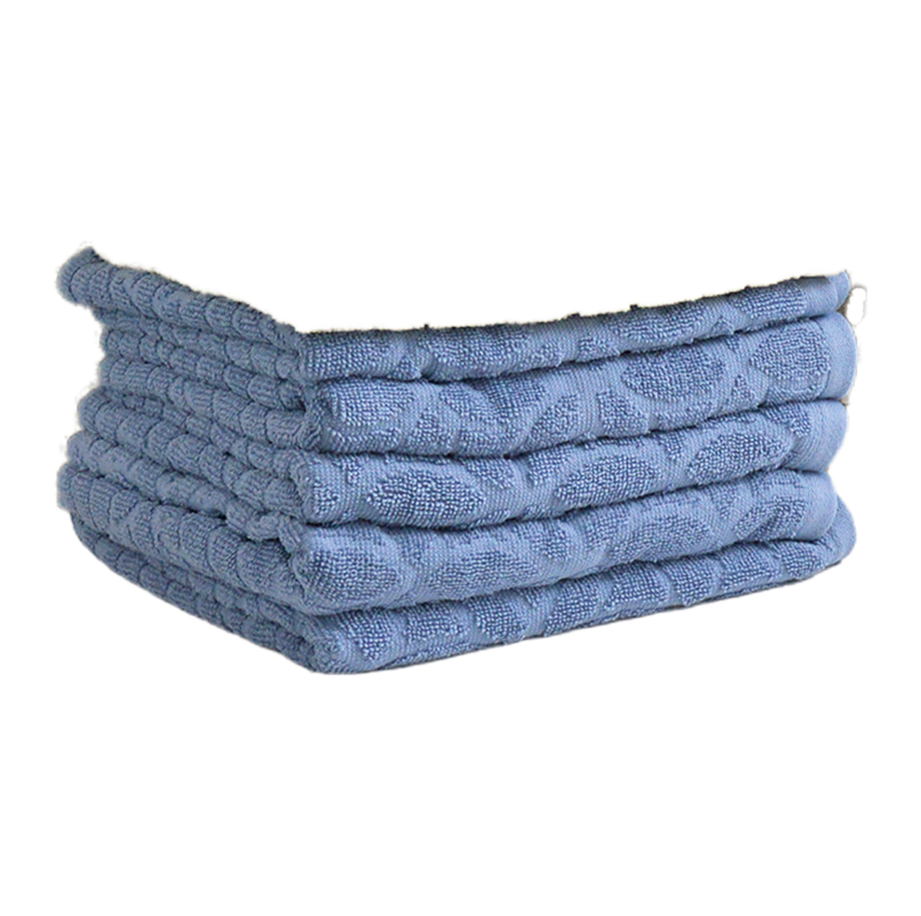 Handtuch - blau - Baumwolle - 50x100 cm