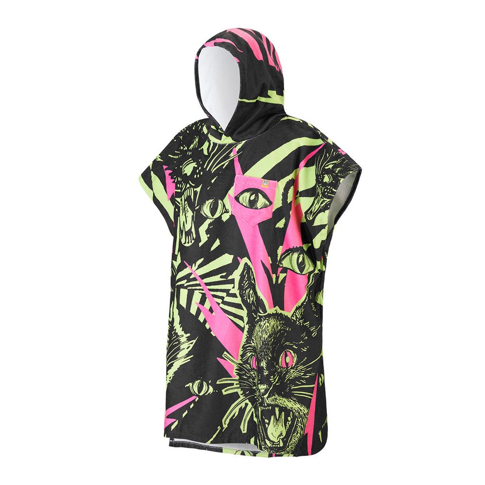 After Essentials WILDCAT - Poncho acid green