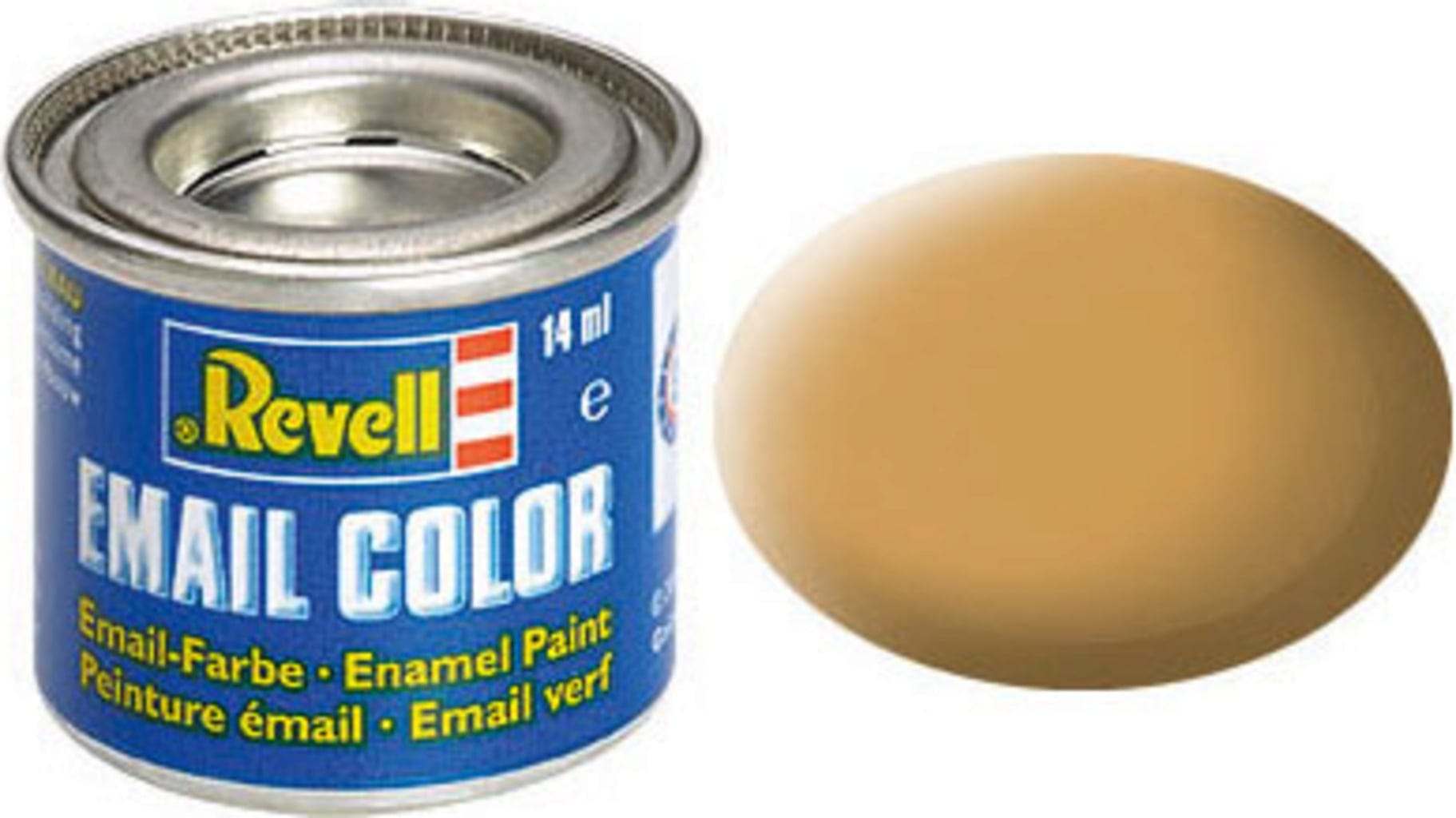 Revell  Email Color ocker, matt, 14 ml    Die beliebten Farben von Revell in 89 verschiedenen Farbtönen