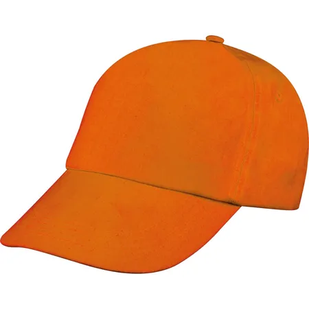 Macma Baumwoll Basecap 5 Panel / Farbe: orange