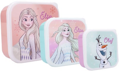 Disney Frozen Matbokser Let's Eat 3-in-1, Rosa