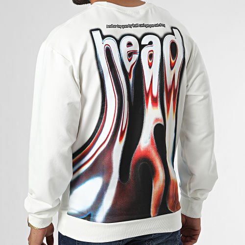 Sweat Crewneck GK-1092 Blanc