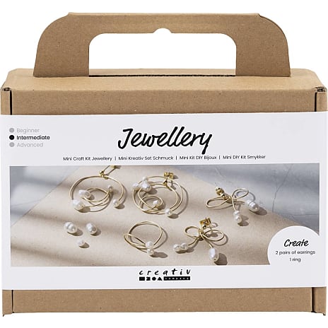 Creotime Mini DIY kit smykker - forgyldt