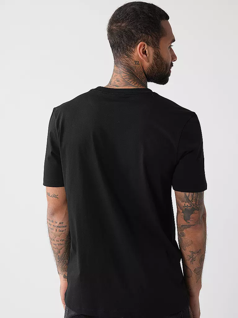 HUGO T-Shirt DULIVIO schwarz