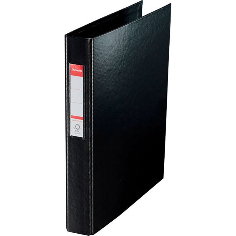 Classeur à levier cartonné Esselte Vivida A4 - Dos 3,5 cm noir