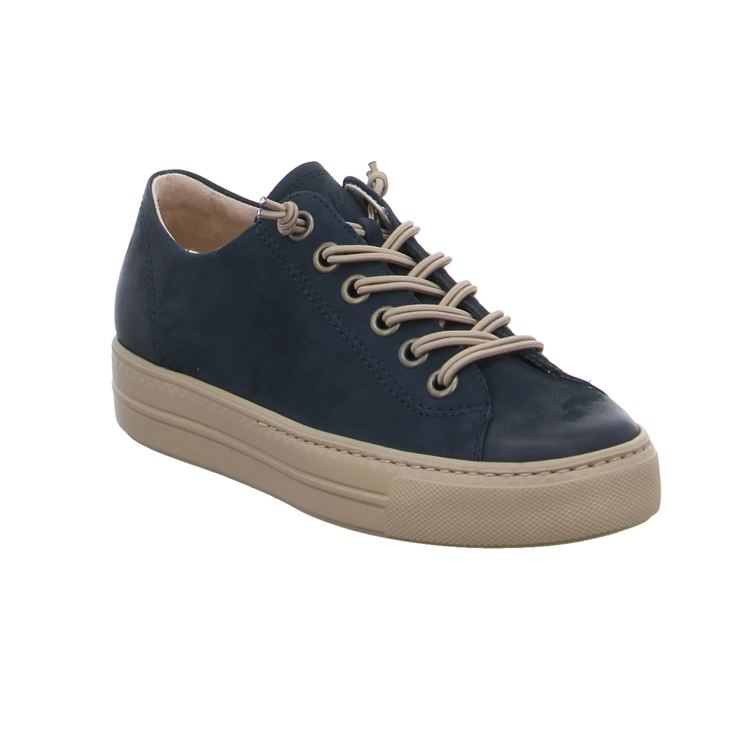 PAUL GREEN Sneaker Blau Leder