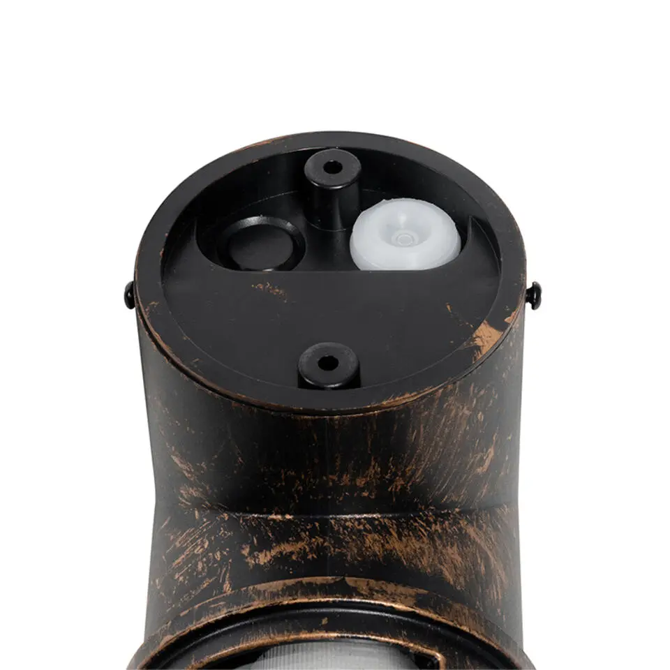 Qazqa buitenlampen met sensor kiki goudkleurig e27