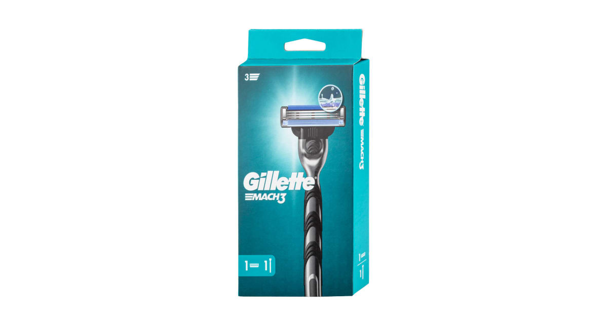 Gillette Mach 3 Rasierer mit Klinge