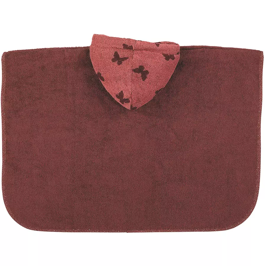 Sterntaler Badeponcho Emmily dunkelrot