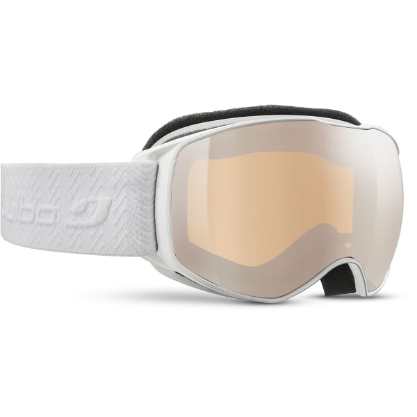 Masque de ski JULBO ECHO WHITE CAT 3 ORANGE SILVER BLANC
