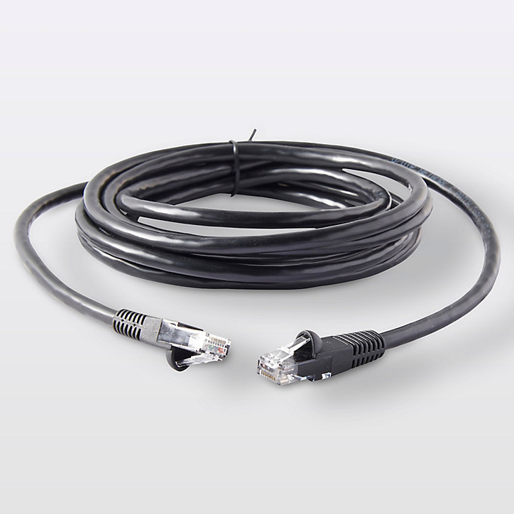 Câble RJ45 Mâle / Mâle Catégorie 5E noir Blyss, 3 m