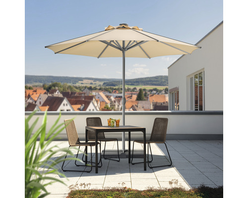 Schneider Rooftop marktparaplu, 350 cm, naturel