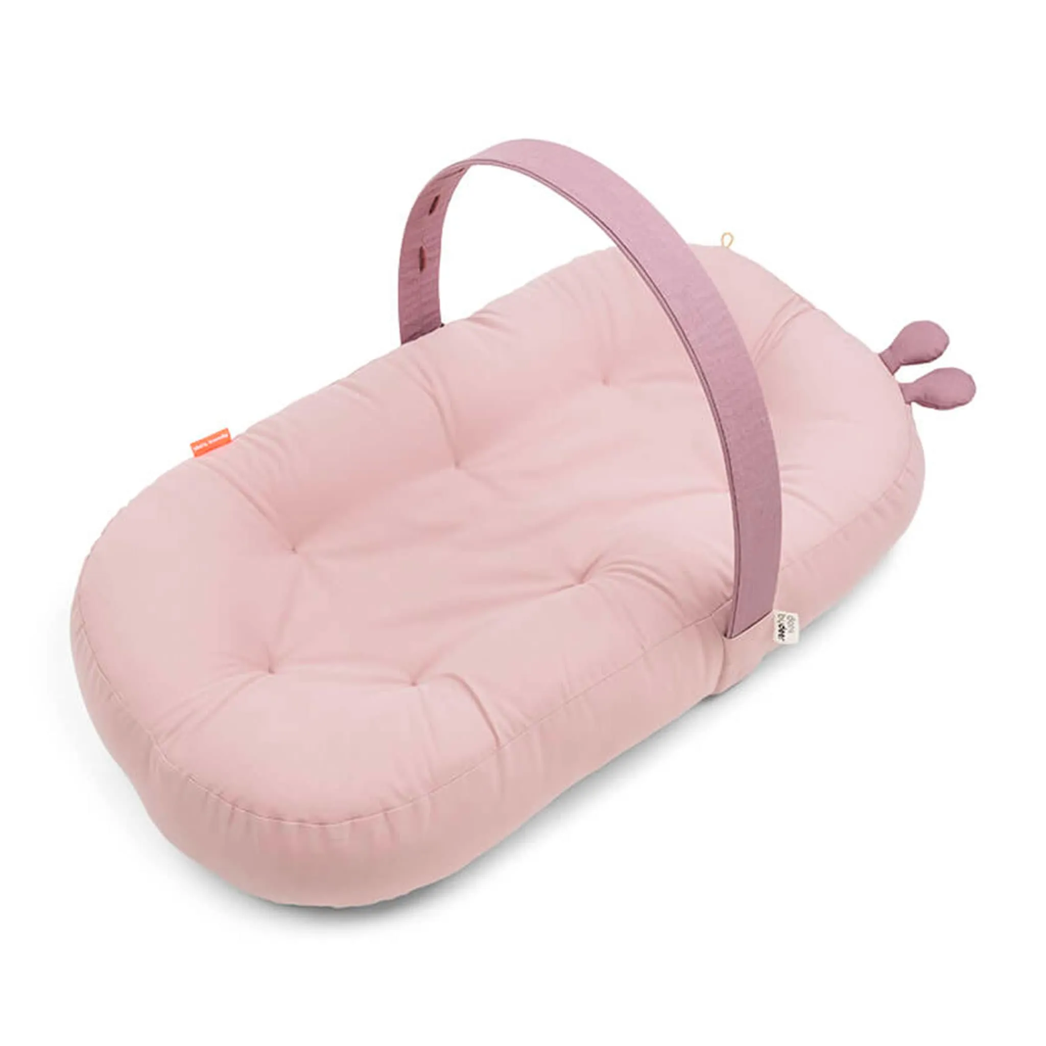 Done by Deer Coussin pour Bébé avec Arche d'Activité - Rose Powder