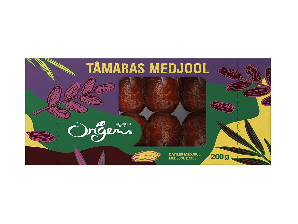 TÂMARAS ORIGENS BIO MEDJOOL 200G