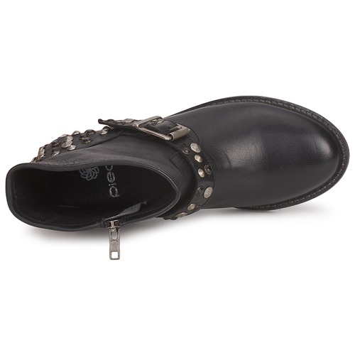 Pieces - ISADORA LEATHER BOOT - Noir