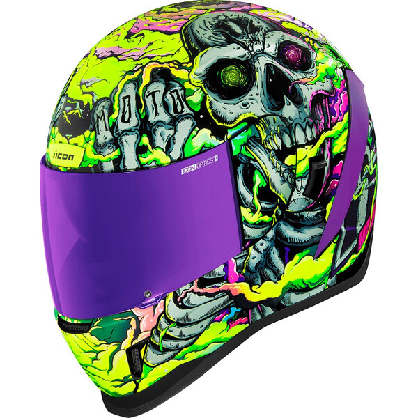 Icon - Casque Airform Hippie Dippy™ Vert / Violet